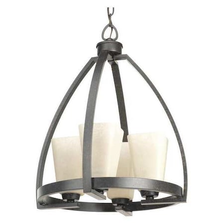 Progress Lighting Ridge 4-Light Chandelier, 100 W, Espresso P4657-84
