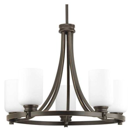 Progress Lighting Orbitz 5-Light Chandelier, 100 W, Antique Bronze P4659-20