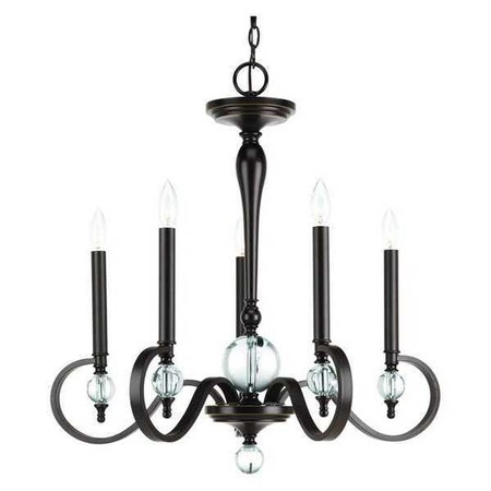 Progress Lighting Esteem 5-Light Chandelier, 60 W, Antique Bronze P4615-20