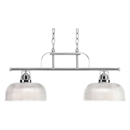 Progress Lighting Archie 2-Light Chandelier, 100 W, Polished Chrome P4624-15