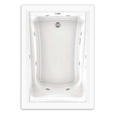 American Standard Ecosilent Whirlpool Tub, 60x42", Wht 3574048WC.020