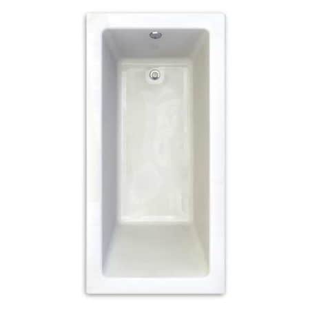 American Standard Studio Bathtub, Zero-Edge, 72x36", White, 72" L, 36" W 2940002-D0.020