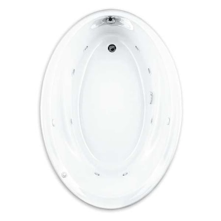 AMERICAN STANDARD Oval Whirlpool EverClean Tub, White 2903018WC.020