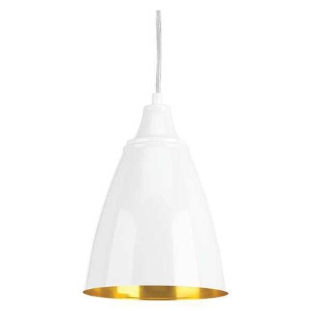 Progress Lighting Pure LED Pendant, 9 W, White P5175-3030K9