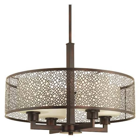 Progress Lighting Mingle 4-Light Pendant, 100 W, Antique Bronze P5156-20