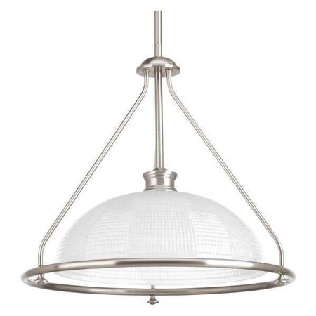 Progress Lighting Lucky 1-Light Pendant, 100 W, Brushed Nickel P5119-09