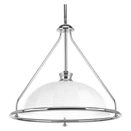 Progress Lighting Lucky 1-Light Pendant, 100 W, Polished Chrome P5119-15