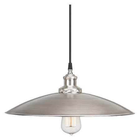 Progress Lighting Archives 1-Light Pendant w/ Cord, 100 W, Antique Nickel P5124-81