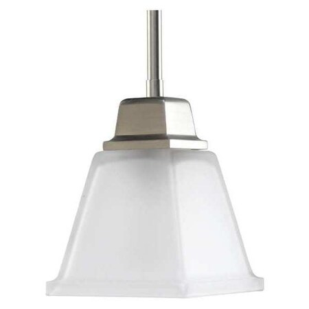 Progress Lighting North Park 1-Light mini-Pendant, 100 W, Brushed Nickel P5135-09