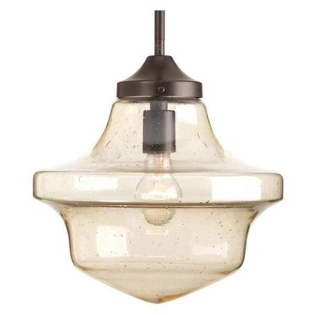 Progress Lighting Academy 1-Light Globe Pendant (12"), 100 W, Antique Bronze P5138-20