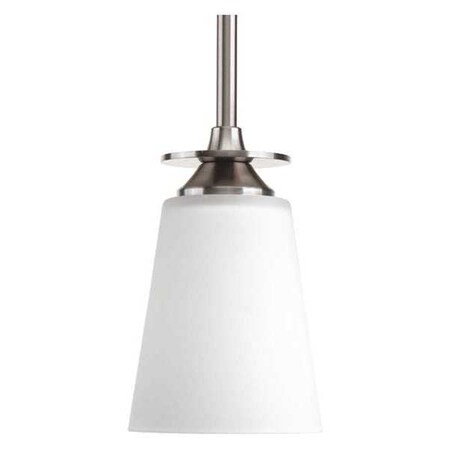 Progress Lighting Cantata 1-Light Mini-Pendant, 100 W, Brushed Nickel P5139-09