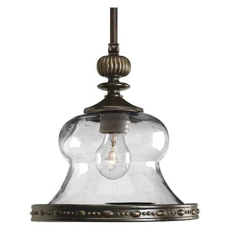 Progress Lighting Fiorentino 1-Light Mini-Pendant, 100 W, Forged Bronze P5140-77