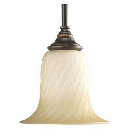 Progress Lighting Kensington 1-Light Mini-Pendant, 100 W, Forged Bronze P5141-77