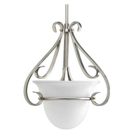 Progress Lighting Torino 1-Light Mini-Pendant, 100 W, Brushed Nickel P5144-09