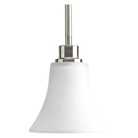 Progress Lighting Joy 1-Light Mini-Pendant, 100 W, Brushed Nickel P5270-09