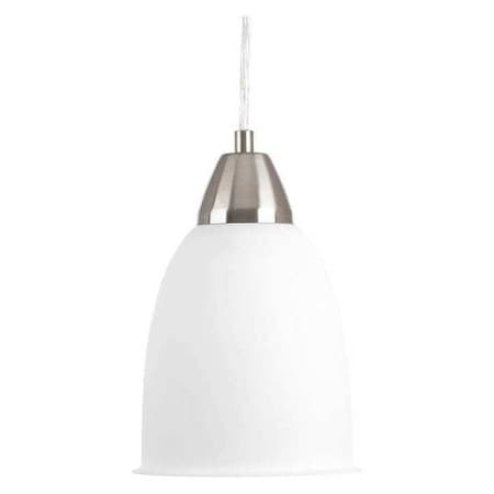 Progress Lighting Simple LED Pendant, 9 W, Brushed Nickel P5176-0930K9