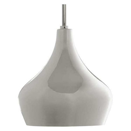 Progress Lighting Kiss 1-Light Mini-Pendant, 100 W, Polished Nickel P5187-104