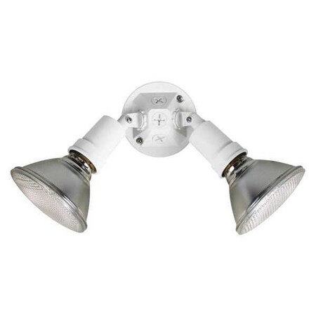 Progress Lighting Par Lampholder 2-Light Floodlight, 120 W, White P5212-30