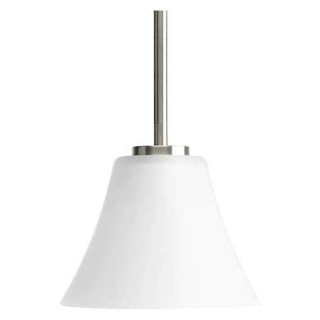 Progress Lighting Bravo 1-Light Mini-Pendant, 100 W, Brushed Nickel P5300-09
