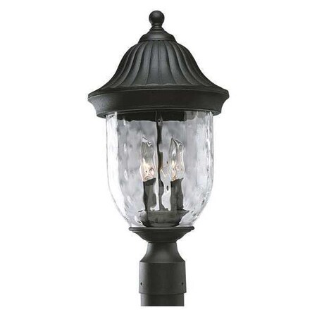Progress Lighting Coventry 2-Light Post Lantern, 60 W, Textured Black P5429-31
