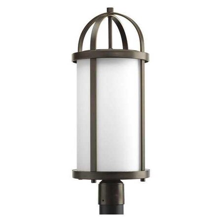 Progress Lighting Greetings 1-Light Post Lantern, 100 W, Antique Bronze P5449-20