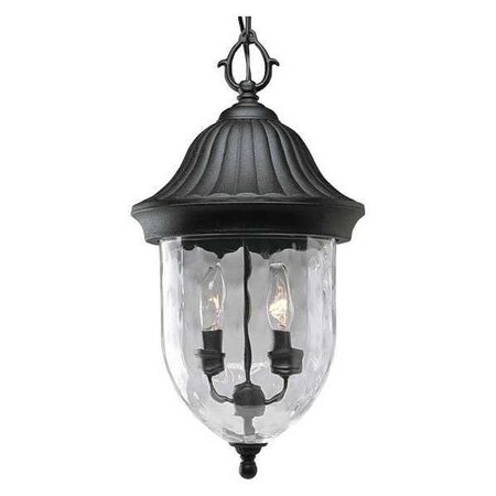 Progress Lighting Coventry 2-Light Hanging Lantern, 60 W, Textured Black P5529-31