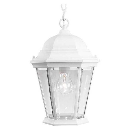 Progress Lighting Welbourne 1-Light Hanging Lantern, 100 W, Textured White P5582-30