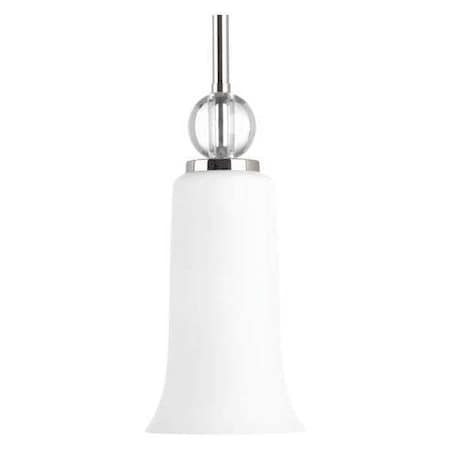 Progress Lighting Elina 1-Light Mini-Pendant, 100 W, Polished Nickel P5606-104