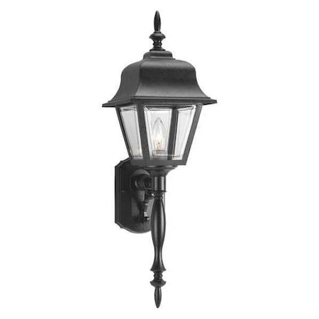Progress Lighting Non-Metallic Large 1-Light Wall Lantern, 100 W, Black P5657-31