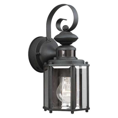 Progress Lighting Motion Sensor 1-Light Wall Lantern, 100 W, Black P5662-31