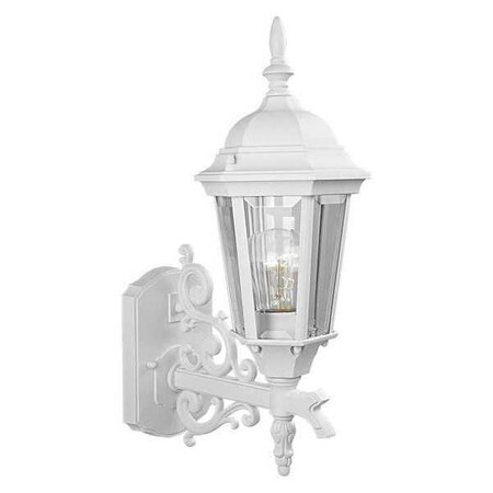 Progress Lighting Welbourne 1-Light Small Wall Lantern, 100 W, Textured White P5681-30