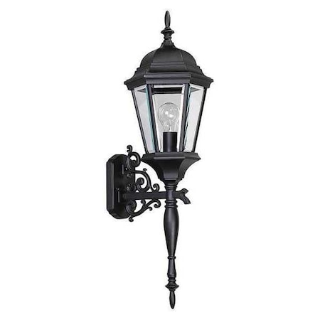 Progress Lighting Welbourne 1-Light XL Wall Lantern, 100 W, Textured Black P5684-31