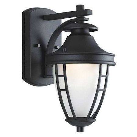 Progress Lighting Fairview 1-Light Small Wall Lantern, 75 W, Textured Black P5775-31