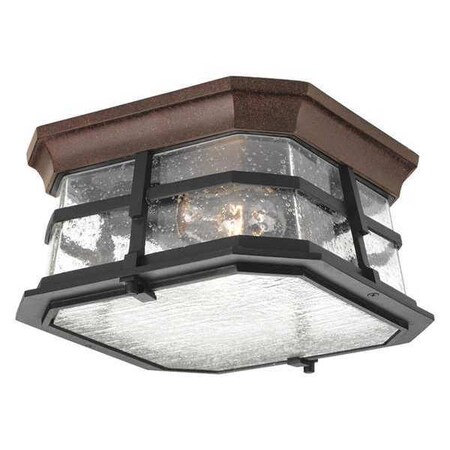 Progress Lighting Derby 2-Light Flush Mount, 60 W, Espresso P6017-84