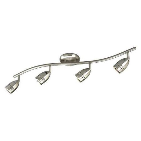 Progress Lighting 4-Light Directional, 50 W, Brushed Nickel P6163-09WB