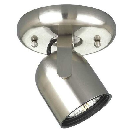 Progress Lighting 1-Light Directional, 50 W, Brushed Nickel P6145-09WB