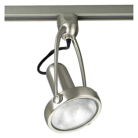 Progress Lighting 1-Light Track Head, 75 W, Brushed Nickel P6117-09