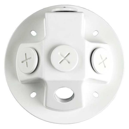 Progress Lighting Security Light Back Plate, White P6343-28