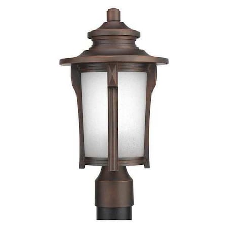 Progress Lighting Pedigree 1-Light 9" Post Lantern, 26 W, Autumn Haze P6403-97