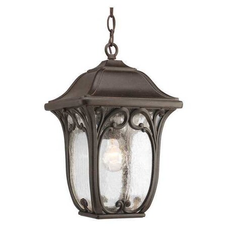 Progress Lighting Enchant 1-Light 9.5" Hanging Lantern, 100 W, Espresso P6501-84