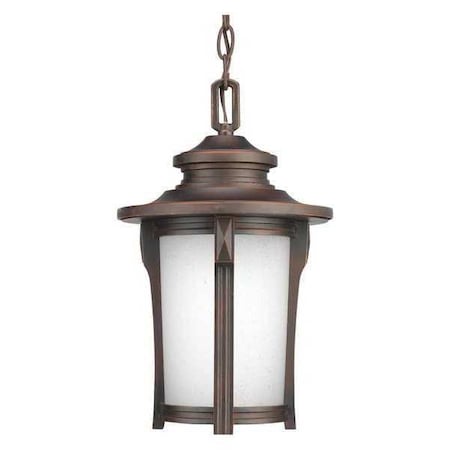 Progress Lighting Pedigree 1-Light 9" Hanging Lantern, 26 W, Autumn Haze P6503-97