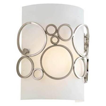 Progress Lighting 1-Light Half Pocket Sconce, 75 W, Brushed Nickel P7056-09