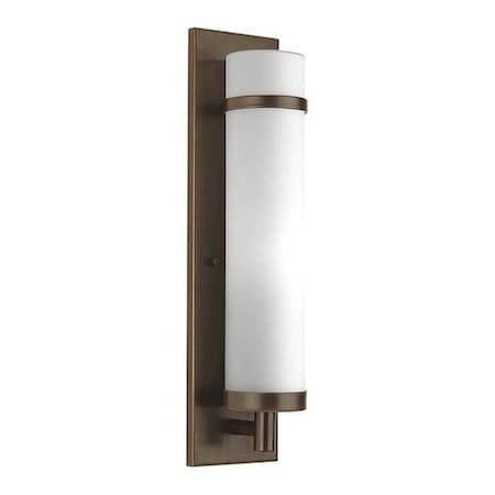 Progress Lighting 1-Light Wall Sconce, 26 W, Antique Bronze P7082-20