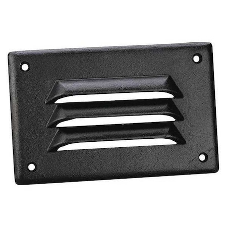 Progress Lighting 1-Light Recessed Step Light, 25 W, Black P6817-31