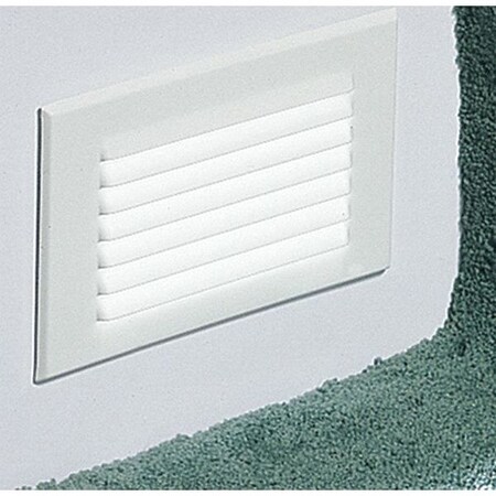 Progress Lighting 1-Light Recessed Step Light, 9 W, White P6826-30