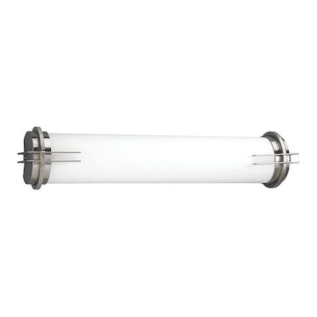 Progress Lighting 2-Light Linear Fluorescent Bath, 17 W, Brushed Nickel P7227-09EB