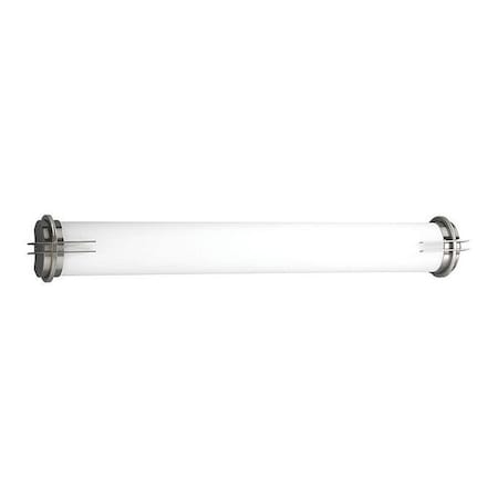 Progress Lighting 2-Light Linear Fluorescent Bath, 25 W, Brushed Nickel P7228-09EB