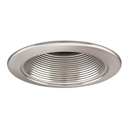 Progress Lighting Recessed Step Baffle Trim, Brushed Nickel P8037-09