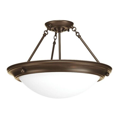 Progress Lighting Eclipse 3-Light Close-to-Ceiling, 26 W, Antique Bronze P7319-20WB
