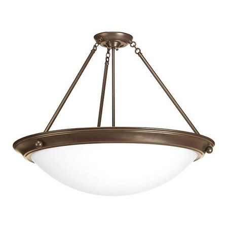 Progress Lighting Eclipse 4-Light Close-to-Ceiling, 26 W, Antique Bronze P7320-20WB